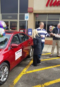 I was honored and elated to assist my client (RJ Wynne) with shipping his winning Tim Horton’s coffee cup so he could win a car!