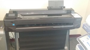 Now printing: Posters, banners, architectural drawings and more with our new wide format printer!