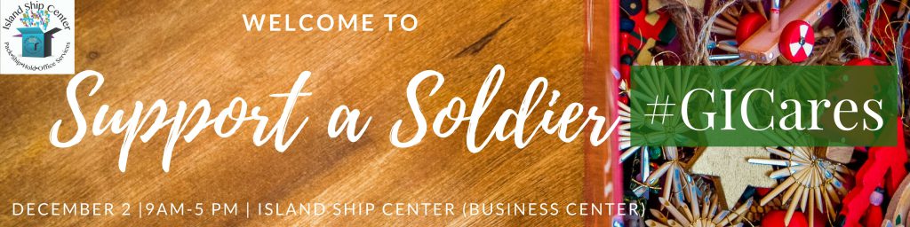 Support a Soldier Event Set for Sat, Dec 2nd in the Business Center