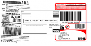 Sample Return Labels from FedEx UPS and USPS